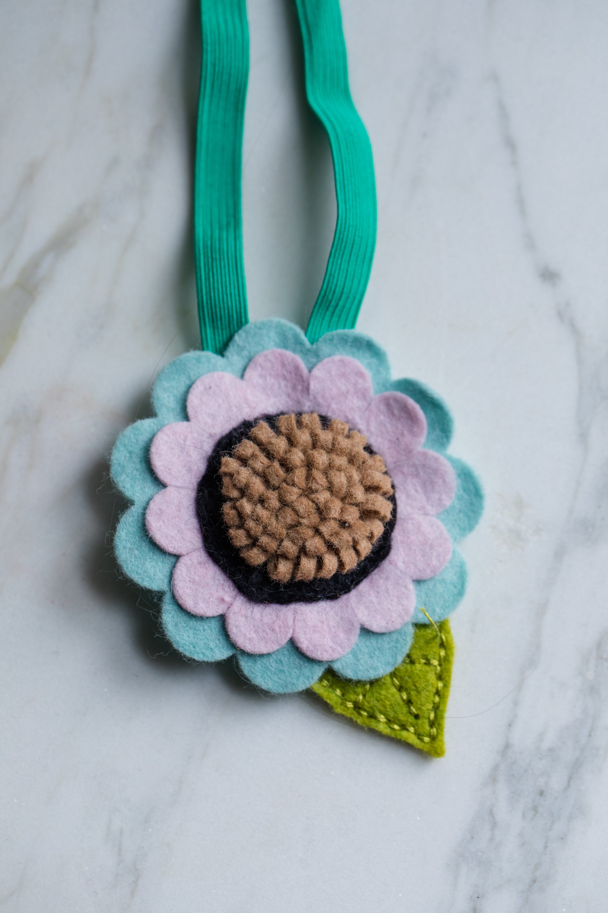 Felt Flower Bookmark